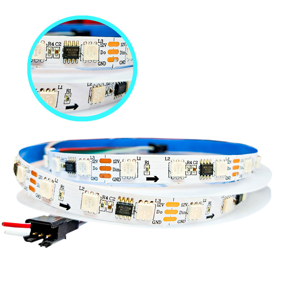 ریسه  RGB IC آیسی دار 12ولت تراکم 60